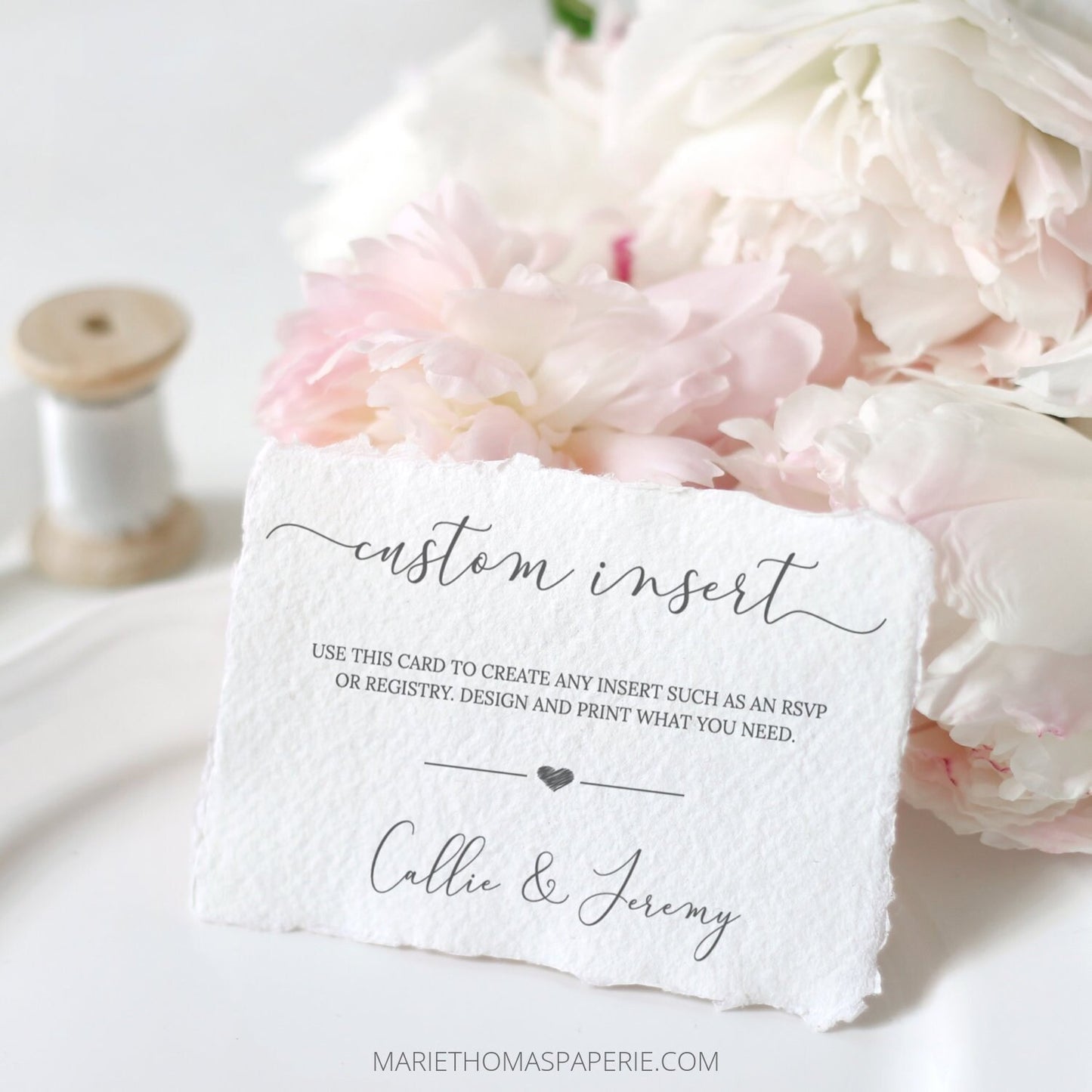 Editable Insert Card Invitation Insert Wedding Website Card Registry Insert Details Card Template