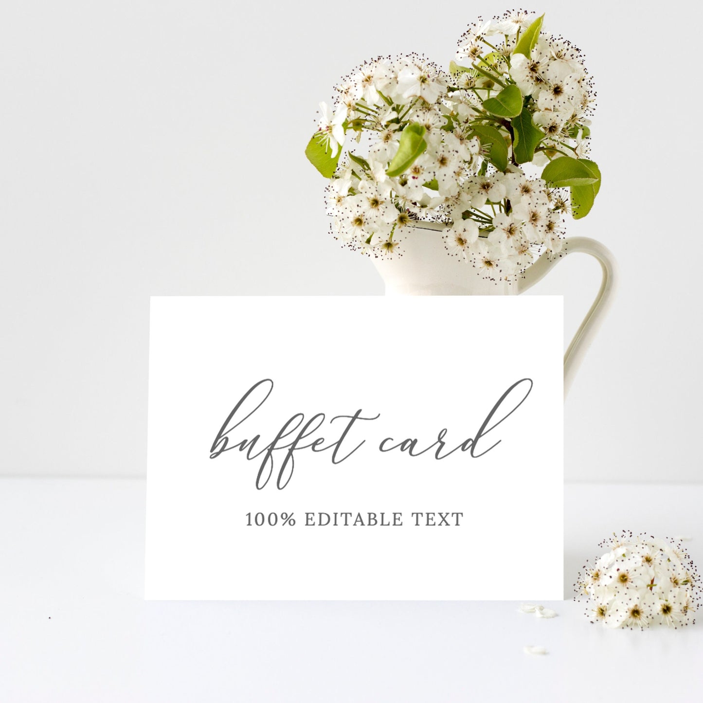 Editable Buffet Card Script Wedding Food Label Wedding Buffet Labels Template