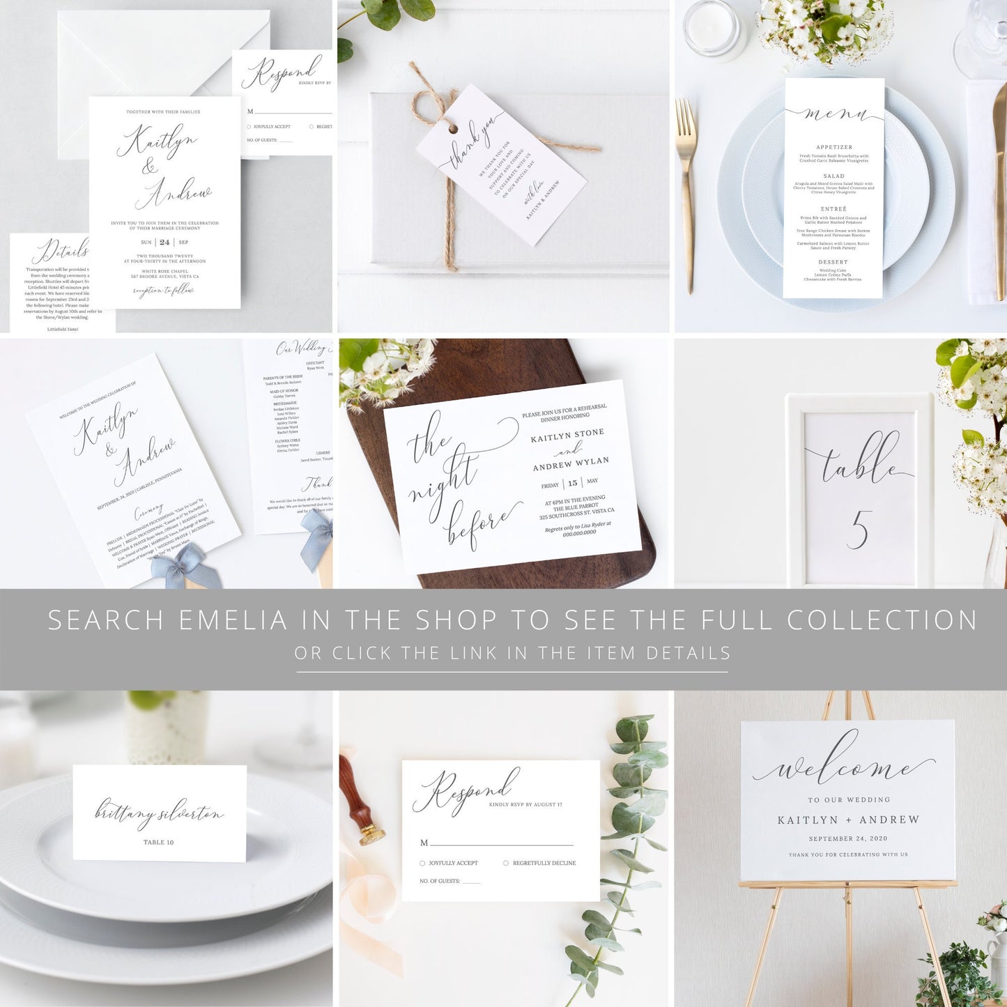 Editable Wedding Place Card Script Wedding Name Card Escort Card Template