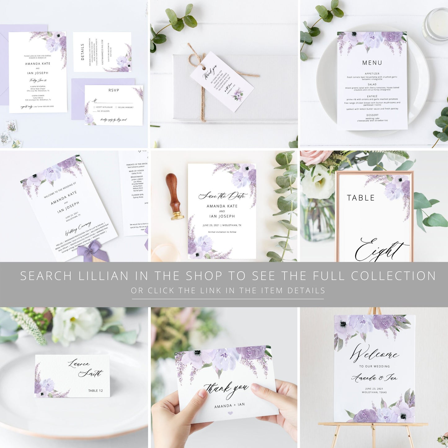 Editable How Well Do You Know the Bride and Groom Bridal Shower Games Lavender Wedding Game Template